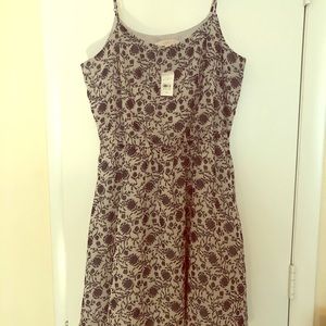 Loft Spaghetti Strap Summer Dress